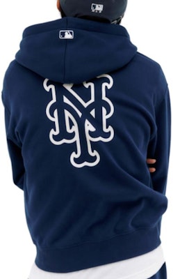 MLB Logo Jaket Hoodie Navy Blue dengan Resleting 3ATRB0236-09NYS Details for MLB Logo Jaket Hoodie Navy Blue dengan Resleting 3ATRB0236-09NYS