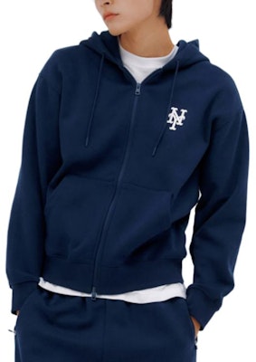 MLB Logo Jaket Hoodie Navy Blue dengan Resleting 3ATRB0236-09NYS Sizing MLB Logo Jaket Hoodie Navy Blue dengan Resleting 3ATRB0236-09NYS