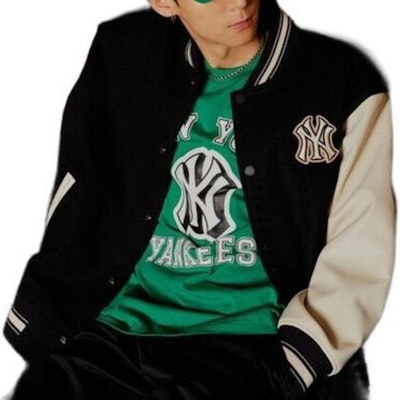 MLB 로고 패치 바시티 야구 자켓 유니섹스 커플룩 블랙 3AJPB0131-50BKS Cheap MLB 로고 패치 바시티 야구 자켓 유니섹스 커플룩 블랙 3AJPB0131-50BKS