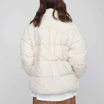 MLB标志印花短款羽绒服男女同款 - 米白色 3ADJB0116-50CRS Cheap MLB标志印花短款羽绒服男女同款 - 米白色 3ADJB0116-50CRS