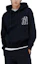 Shop MLB Logo Printed Hoodie Long Sleeve Unisex Black Sweatshirt 3AHDB0336-50BKS