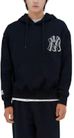 Purchase MLB 徽標印花長袖連帽黑色休閒上衣 男女款 3AHDB0336-50BKS