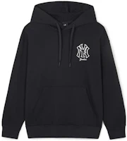 MLB Logo Printed Pullover Hoodie Black 3AHDB0241-50BKS MLB Logo Printed Pullover Hoodie Black 3AHDB0241-50BKS