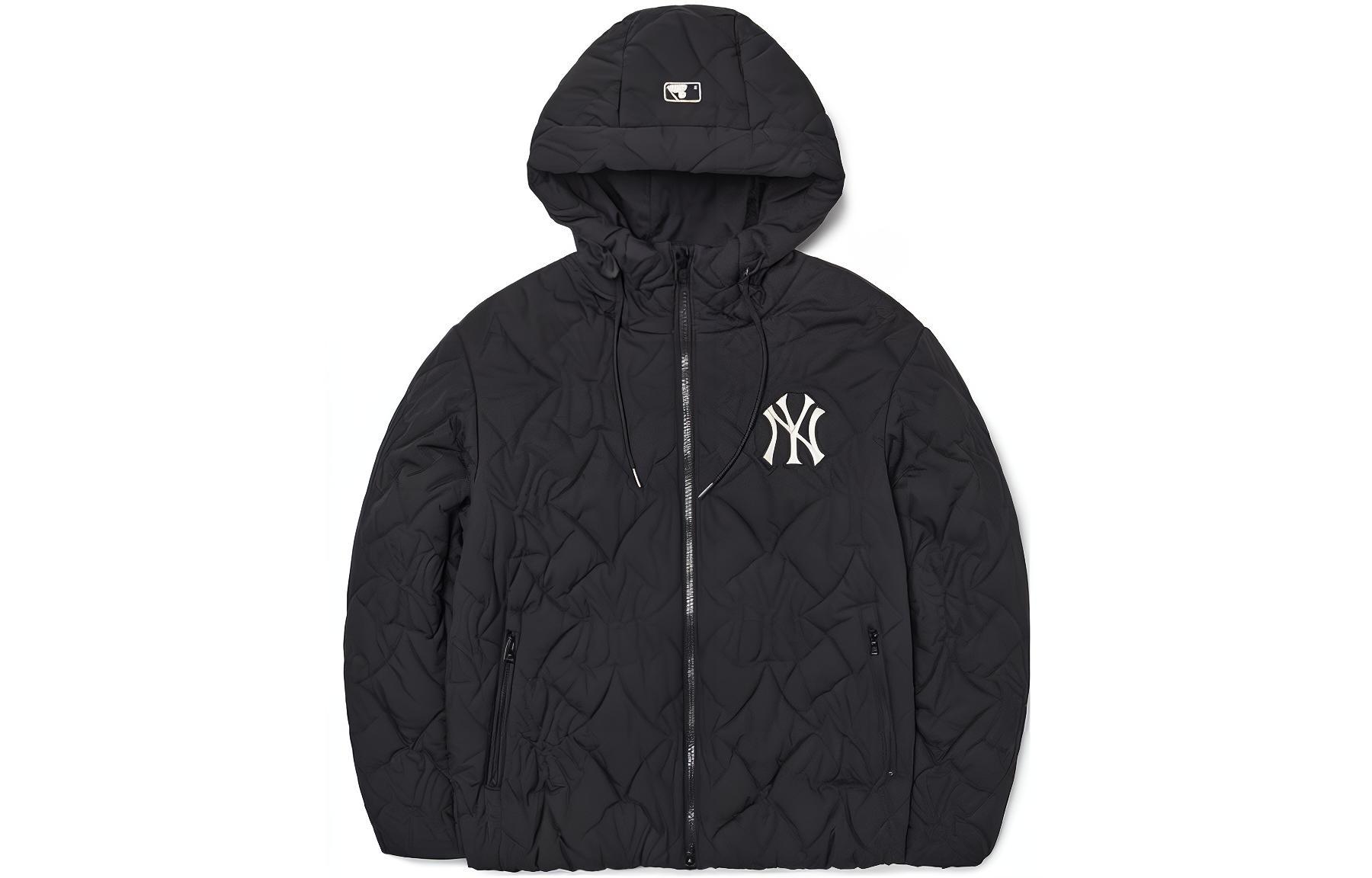 MLB Logo Short Cotton Jacket Unisex Black. 3APDM0126-50BKS