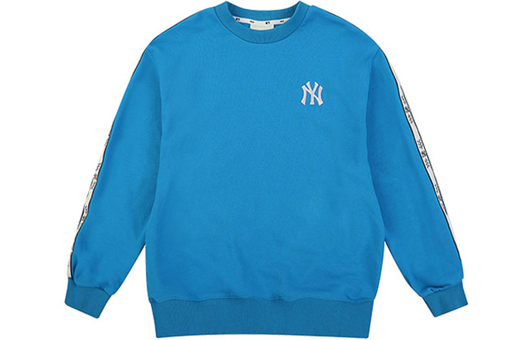 MLB Logo Tape Casual Unisex Long-Sleeve Sweatshirt Blue 31MTT1011-50U