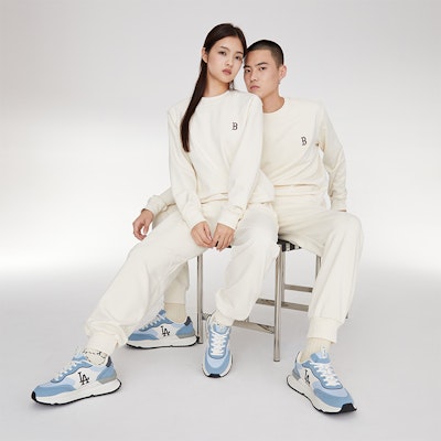 MLB Los Angeles Dodgers 'Retro Thick Sole Low-Top Dad Shoes - Sky Blue' 3ASHCRS3N-07SBS 1