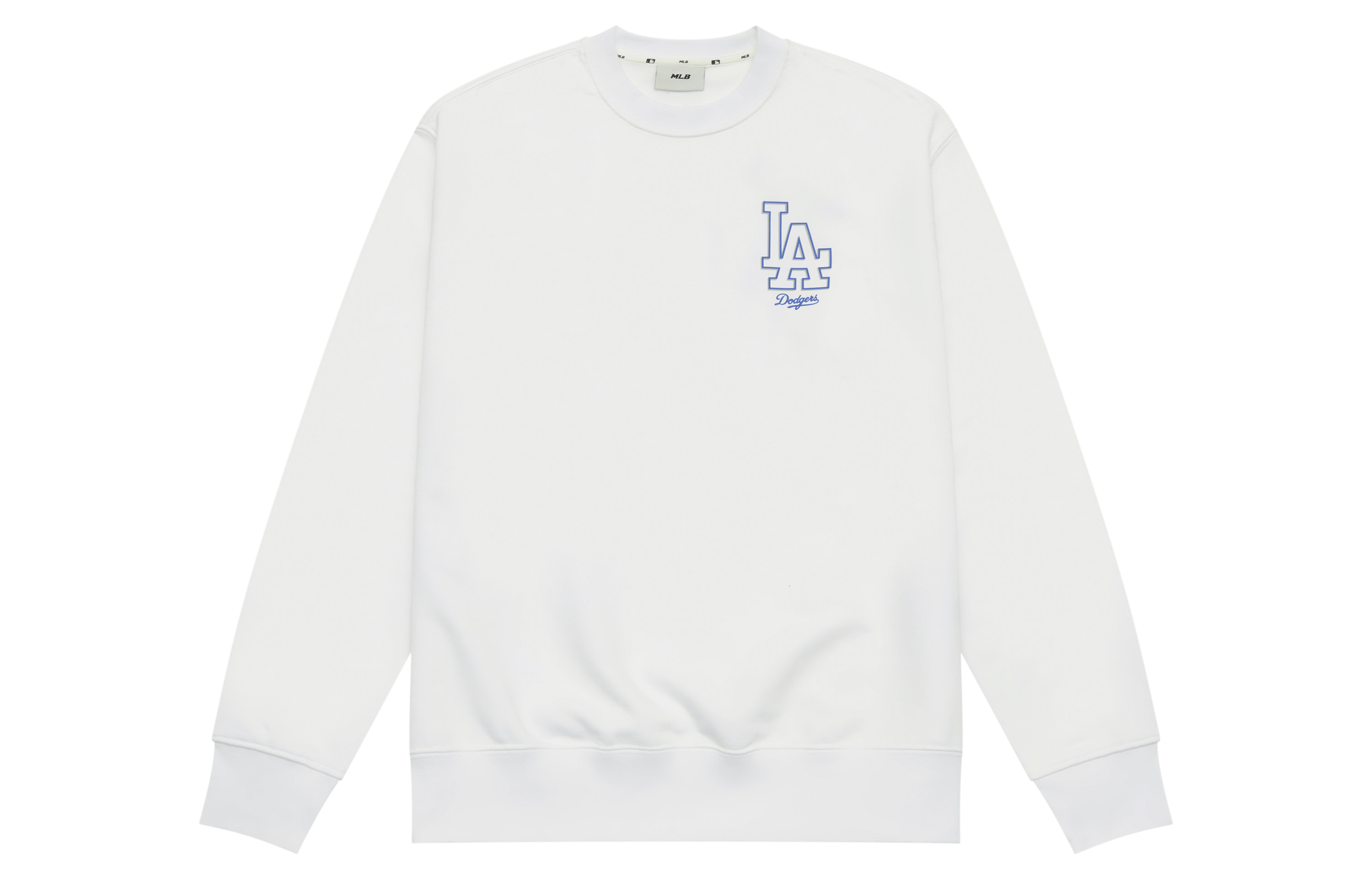 Lookbook MLB 洛杉磯道奇 基本款 24FW 圓領衛衣 中性款 米白色 3AMTB9744-07WHS
