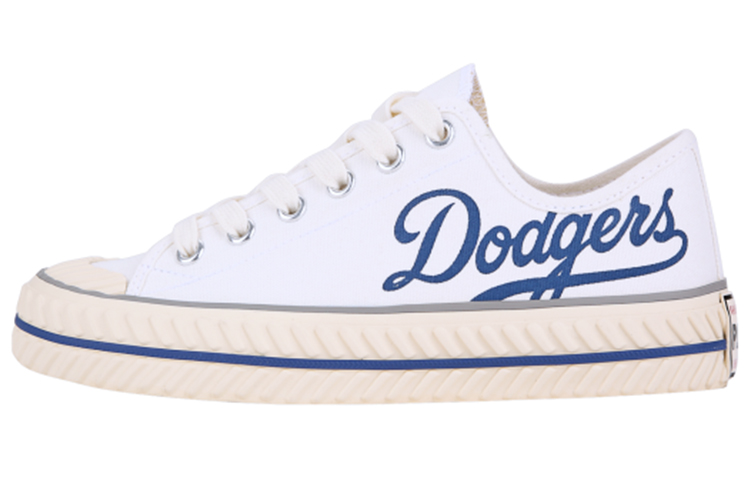 MLB Los Angeles Dodgers Canvas Shoes 'White Blue' 32SHP6011-07W
