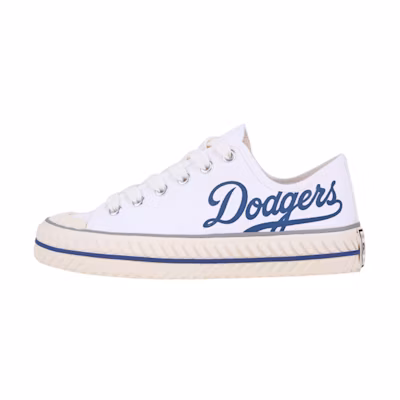 MLB Los Angeles Dodgers Canvas Shoes 'White Blue'