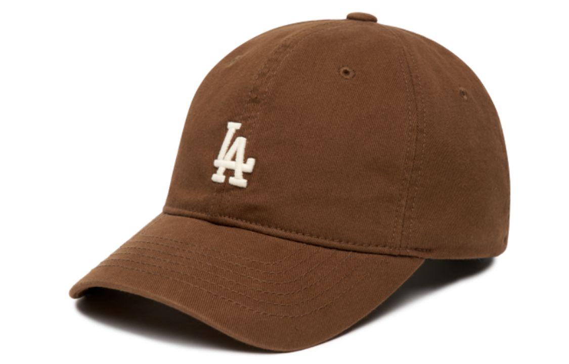 MLB Los Angeles Dodgers Embroidered Cotton Baseball Cap Brown Unisex 3ACP1901N-07BRS
