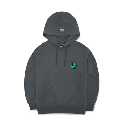 MLB Los Angeles Dodgers Embroidered Logo Hoodie Unisex - Gray 3AHDO0126-07CGS