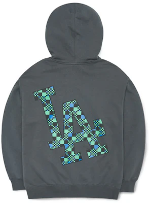 MLB 로스앤젤레스 다저스 자수 로고 후디 유니섹스 - 그레이 3AHDO0126-07CGS Lookbook MLB 로스앤젤레스 다저스 자수 로고 후디 유니섹스 - 그레이 3AHDO0126-07CGS