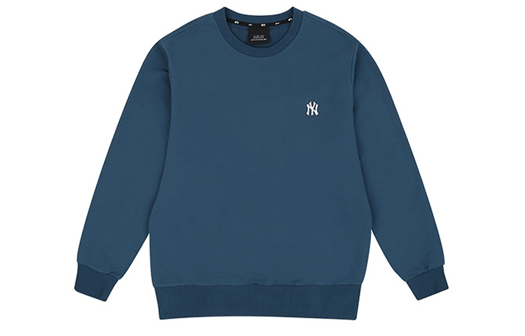 MLB Los Angeles Dodgers Embroidered Logo Navy Crewneck Sweatshirt Unisex 31MT01011-50N