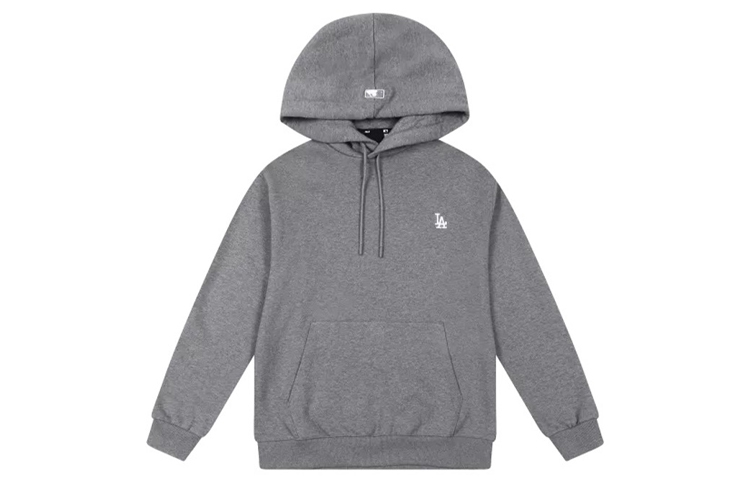 MLB Los Angeles Dodgers Embroidered Small Logo Pullover Sweatshirt Grey Unisex 31HD51061-07M