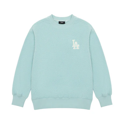 MLB Los Angeles Dodgers Fleece Crewneck Sweatshirt Unisex Light Blue 3AMTB0726-07BLL