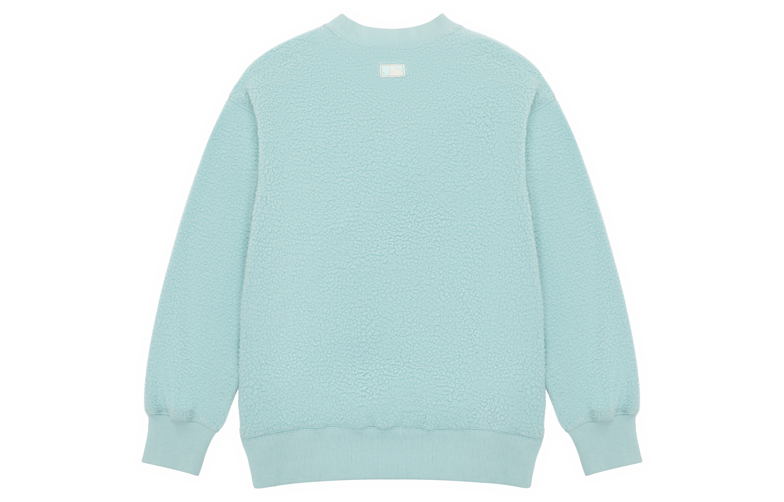 Lookbook MLB洛杉矶道奇队男女同款浅蓝色羊毛衫圆领卫衣 3AMTB0726-07BLL