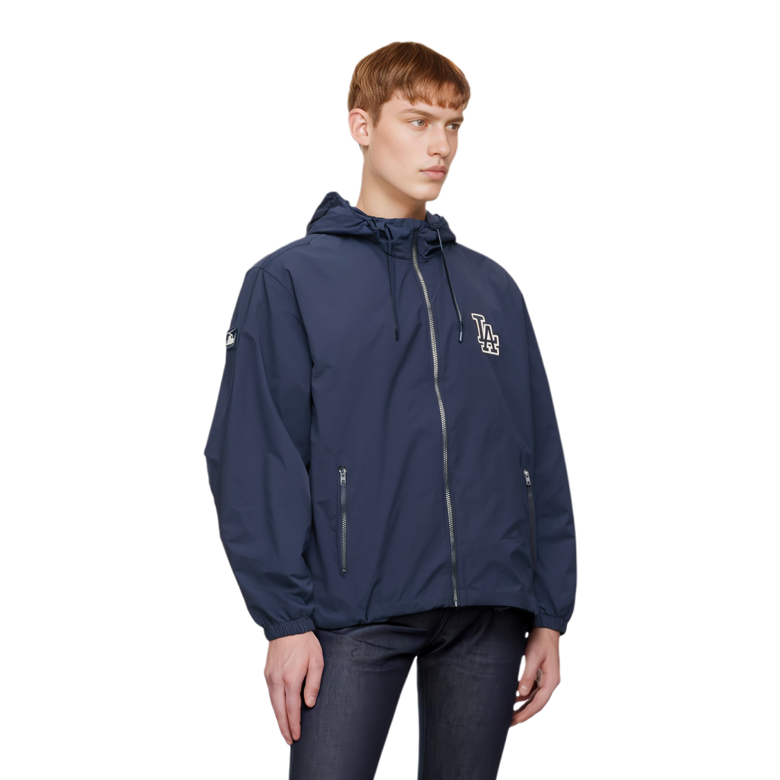 MLB Los Angeles Dodgers Full-Zip Hoodie Midnight Navy Unisex Jacket 3AWJB5124-07NYD 圖 4