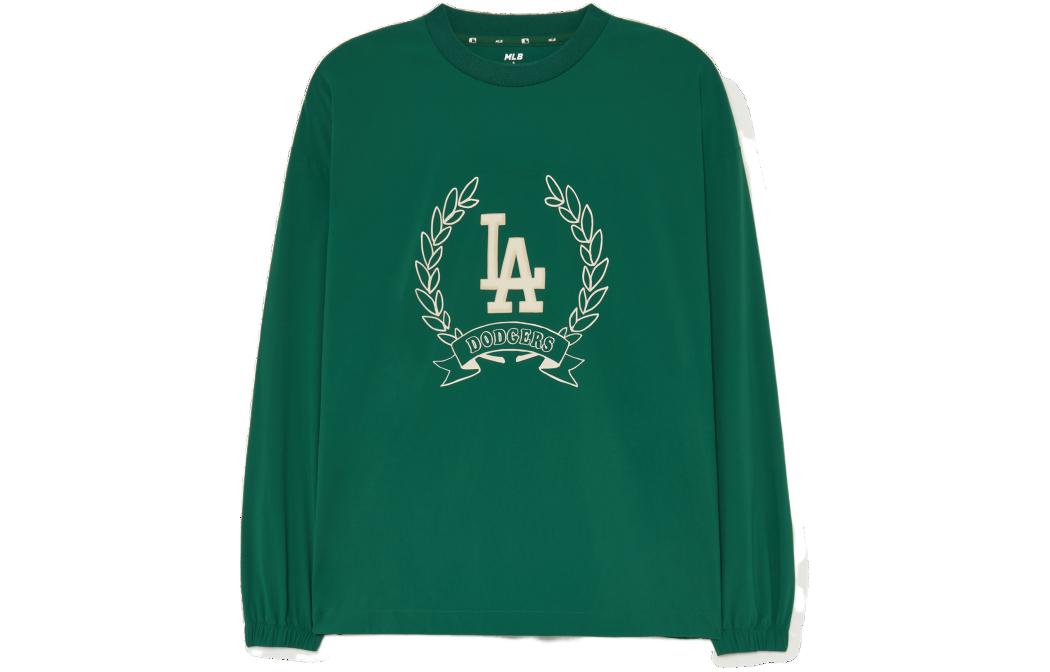 MLB Los Angeles Dodgers FW23 Logo Print Unisex Green Sweatshirt 3AMTG0334-07GNS