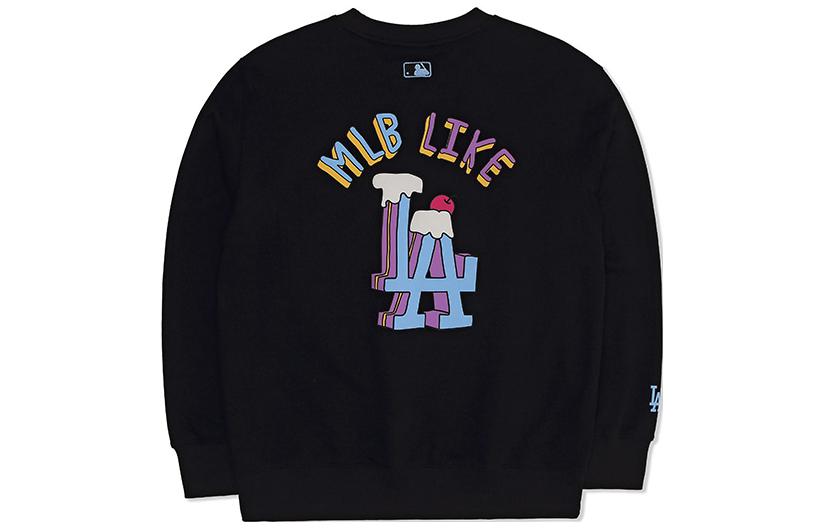 MLB Los Angeles Dodgers Graffiti Print Black Unisex Sweatshirt 3AMTEC324-07BKS