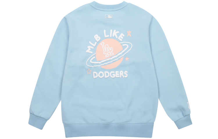 MLB Los Angeles Dodgers Graffiti Satellite Unisex Long Sleeve Sweatshirt Light Blue 31MT01041-07S 圖 2