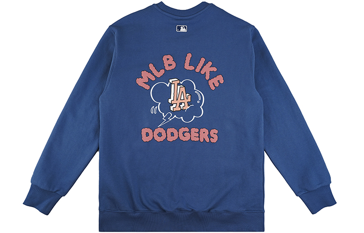 MLB Los Angeles Dodgers Graffiti Series Cloud Lightning Hoodie Unisex Blue 31MT02041-07U