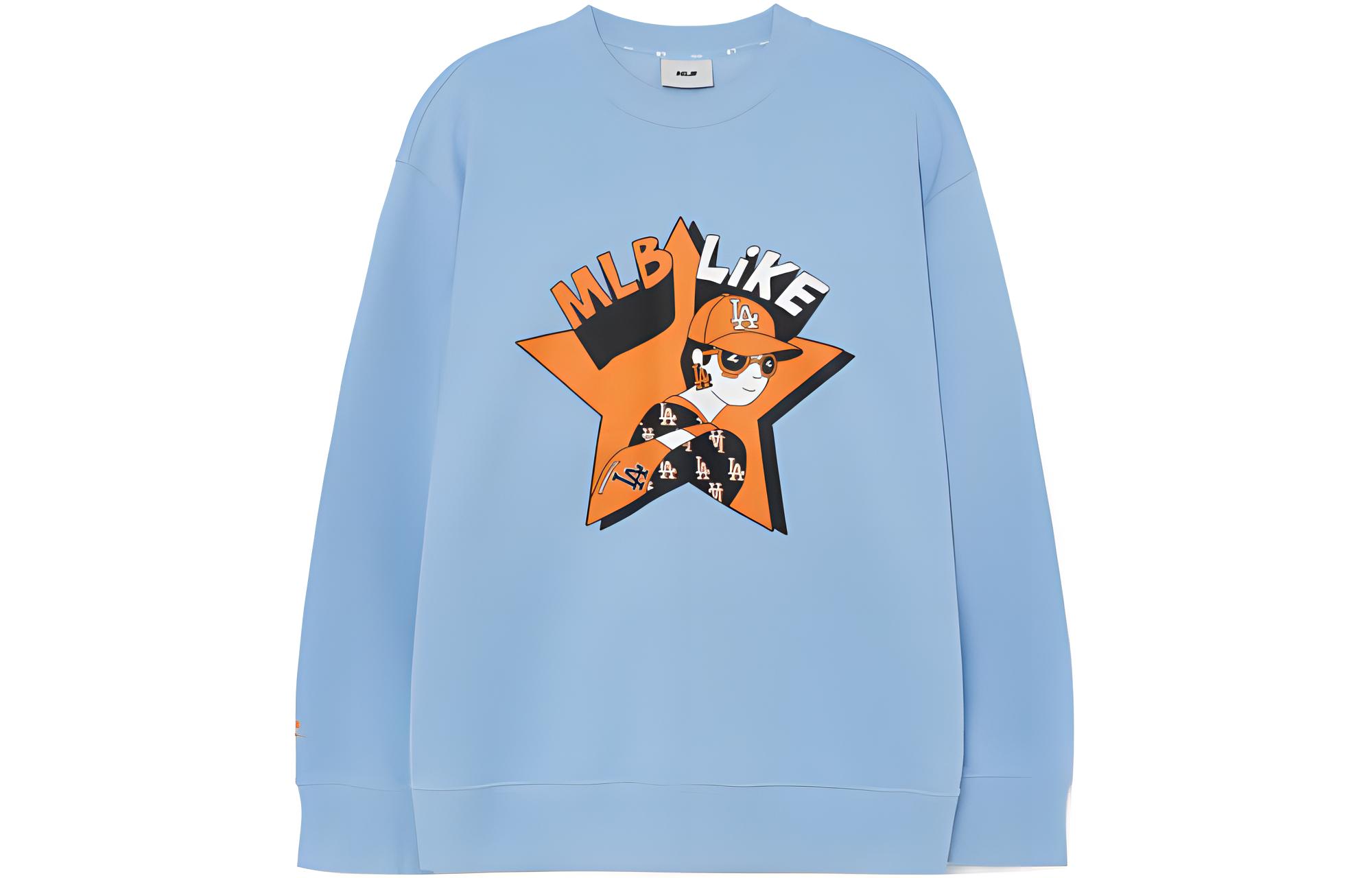 MLB Los Angeles Dodgers Graphic Crewneck Sweatshirt Unisex Light Blue 3AMTL0231-07SBL