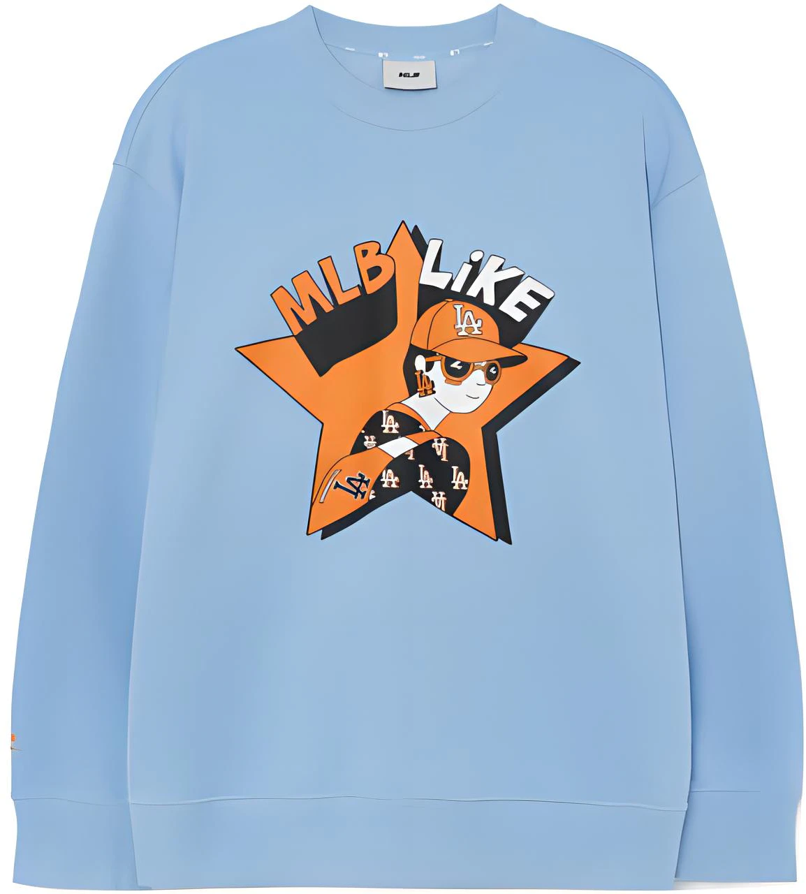 mlb-los-angeles-dodgers-graphic-crewneck-sweatshirt-unisex-light-blue-3-amtl-0231-07-sbl