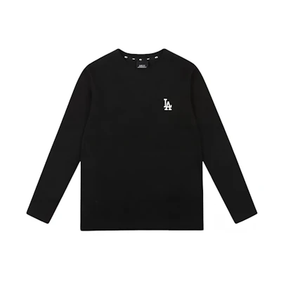 MLB Los Angeles Dodgers Letter Crewneck Sweatshirt Unisex Black 31TS3L111-07L