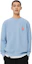 Sizing MLB Los Angeles Dodgers Letter Embroidered Crewneck Sweatshirt Unisex Blue 3AMTB0336-07SBS