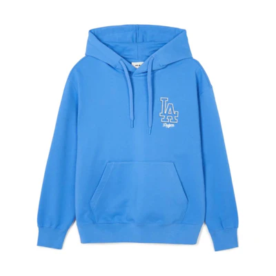 MLB Los Angeles Dodgers Letter Logo Hoodie Unisex Blue 3AHDB0241-07BLP