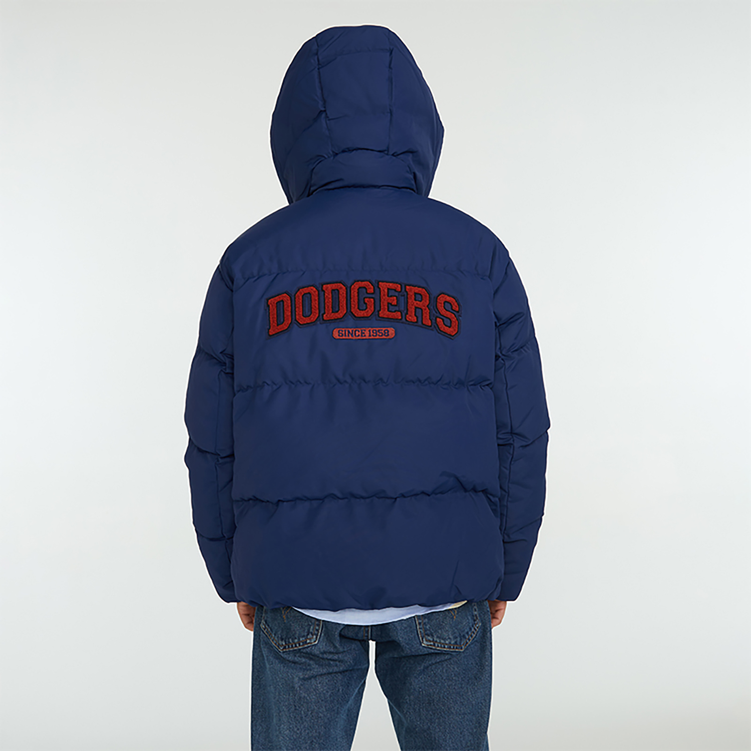 Sizing MLB ロサンゼルスドジャース レターパッチ ショートダウンジャケット ユニセックス ブルー. 3ADJV0236-07NYS