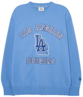 MLB Los Angeles Dodgers Letter Print Pullover Sweatshirt Light Blue Unisex 3AMTV0131-07CBL MLB Los Angeles Dodgers Letter Print Pullover Sweatshirt Light Blue Unisex 3AMTV0131-07CBL