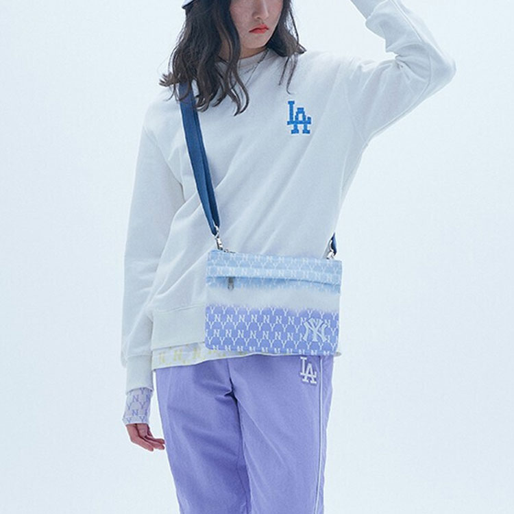 MLB Los Angeles Dodgers Logo Crewneck Sweatshirt Unisex Off-White 31MTG2111-07I 圖 4