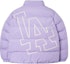 Lookbook Chaqueta MLB Los Angeles Dodgers Morado Claro Unisex Abrigo de Invierno. 3ADJB0116-07LDL