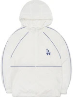 MLB Los Angeles Dodgers Logo Print Hooded Windbreaker Jacket Unisex White 3AWJB0521-07WHS MLB Los Angeles Dodgers Logo Print Hooded Windbreaker Jacket Unisex White 3AWJB0521-07WHS