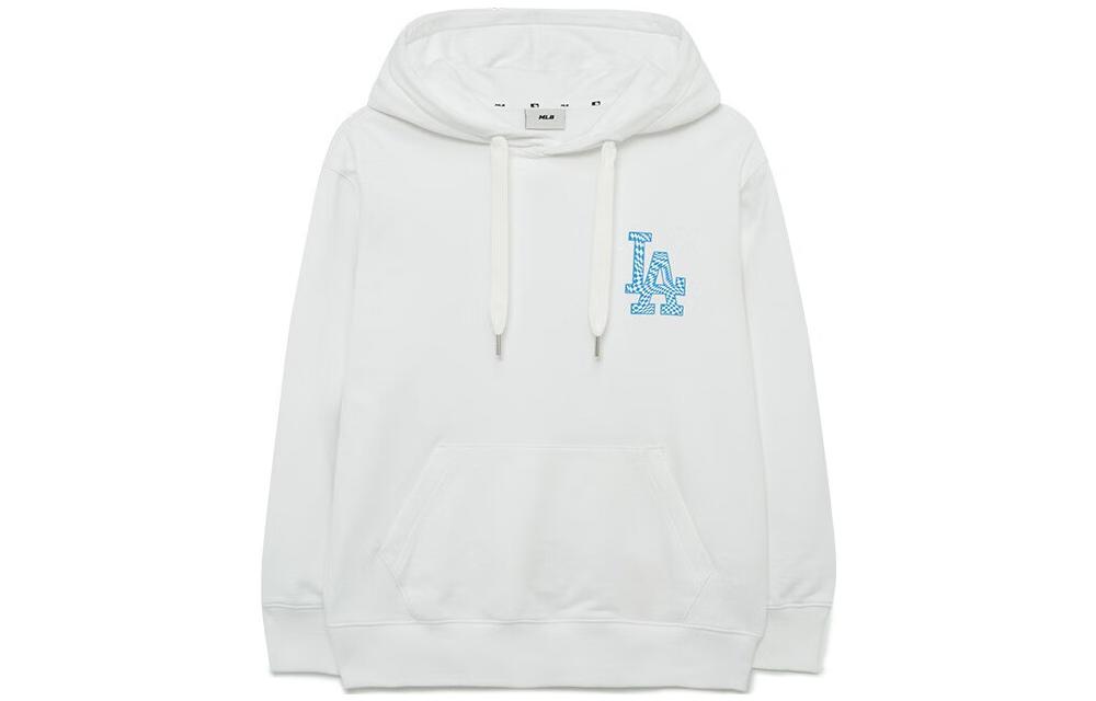 MLB Los Angeles Dodgers Logo Print Loose Hoodie Unisex 3AHDO0131-07WHS