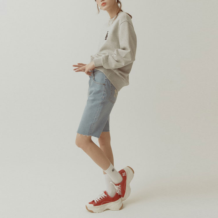 MLB Los Angeles Dodgers Logo Pullover Hoodie Unisex Grey 31MT08111-07M 圖 6