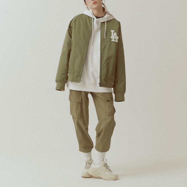 Shop MLB Los Angeles Dodgers Logo Varsity Bomber Jacket Unisex Baseball Collar 31JPU0111-07K