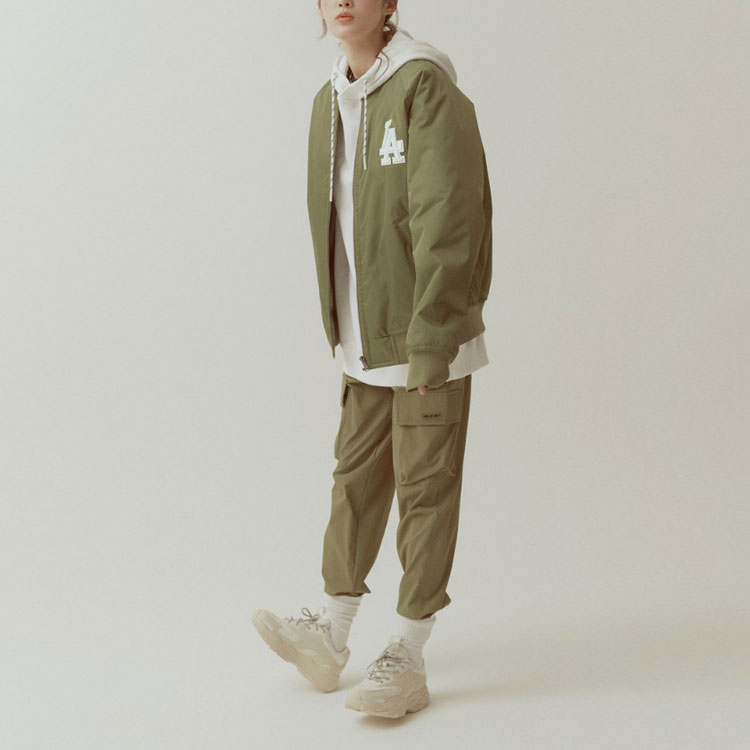 Purchase MLB Los Angeles Dodgers Logo Varsity Bomber Jacket Unisex Baseball Collar 31JPU0111-07K