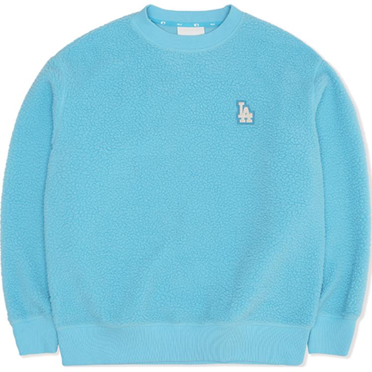 MLB Los Angeles Dodgers Loose Fit Crewneck Sweatshirt Unisex Light Blue 3AMTEC226-07BLL