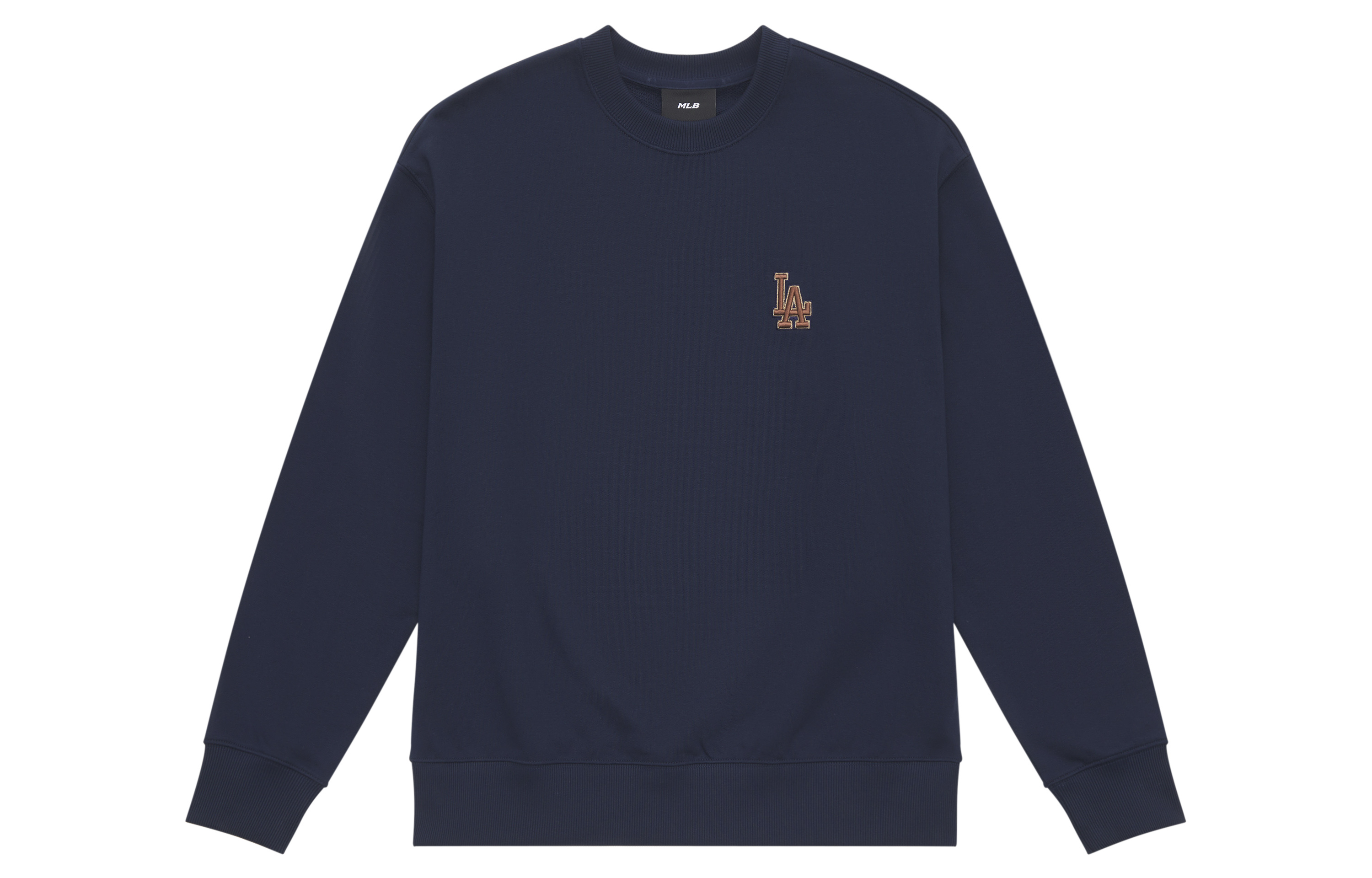 MLB Los Angeles Dodgers Monogram Navy Retro Crewneck Sweatshirt Unisex Casual 3AMTM0444-07NYS 圖 3
