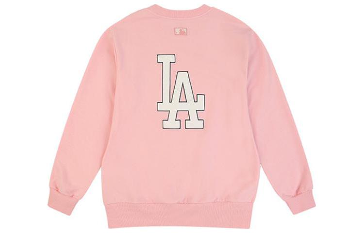 MLB Los Angeles Dodgers Pink Crewneck Sweatshirt Unisex Casual Loose Fit 31MT03011-07P