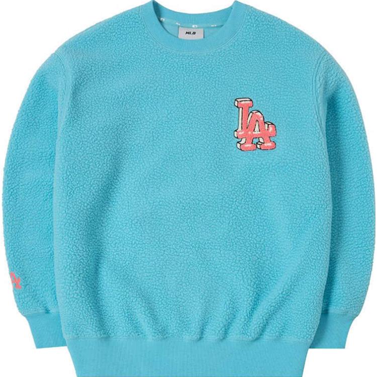 MLB Los Angeles Dodgers Printed Crewneck Sweatshirt Unisex Blue 3AMTL0326-07BLL