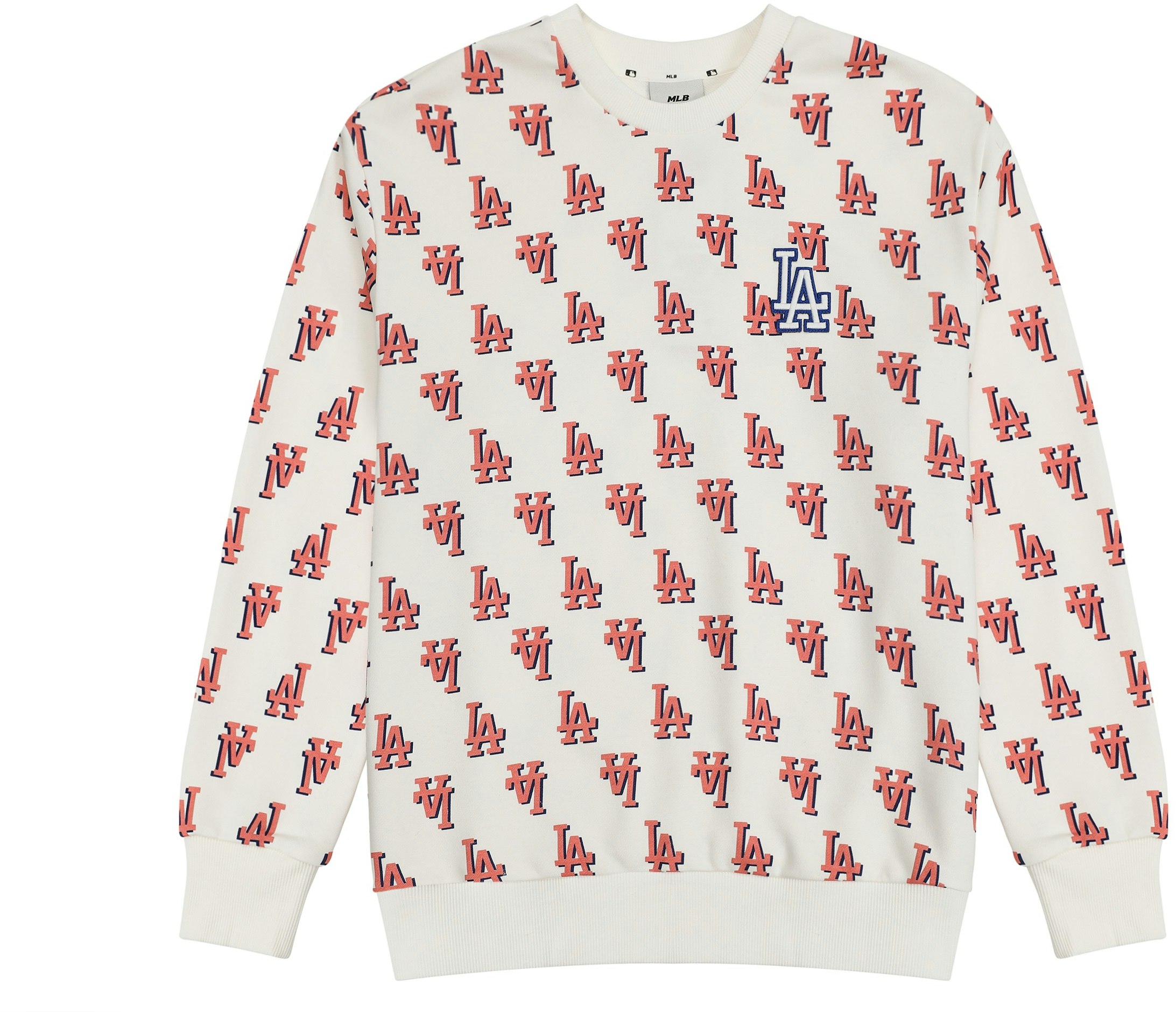 mlb-los-angeles-dodgers-retro-graffiti-crewneck-sweatshirt-cream-unisex-casual-fit-3-amtm-0231-07-crs