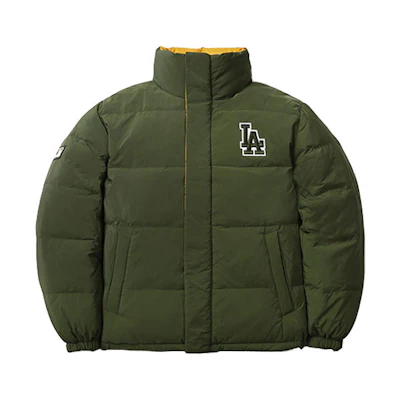 MLB Los Angeles Dodgers Short Puffer Jacket Unisex Green Winter Coat 31DJ02061-07K