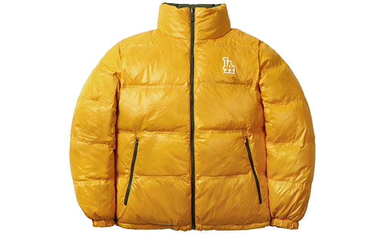 MLB Los Angeles Dodgers Short Puffer Jacket Unisex Green Winter Coat 31DJ02061-07K 圖 4
