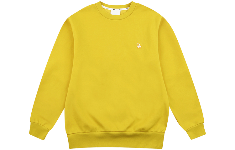 MLB Los Angeles Dodgers Small Logo Fleece Sweatshirt Yellow Unisex 31MT1896-07Y