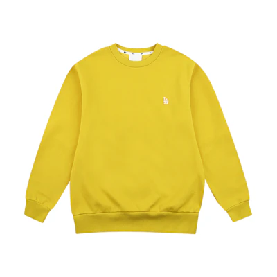 MLB Los Angeles Dodgers Small Logo Fleece Sweatshirt Yellow Unisex 31MT1896-07Y