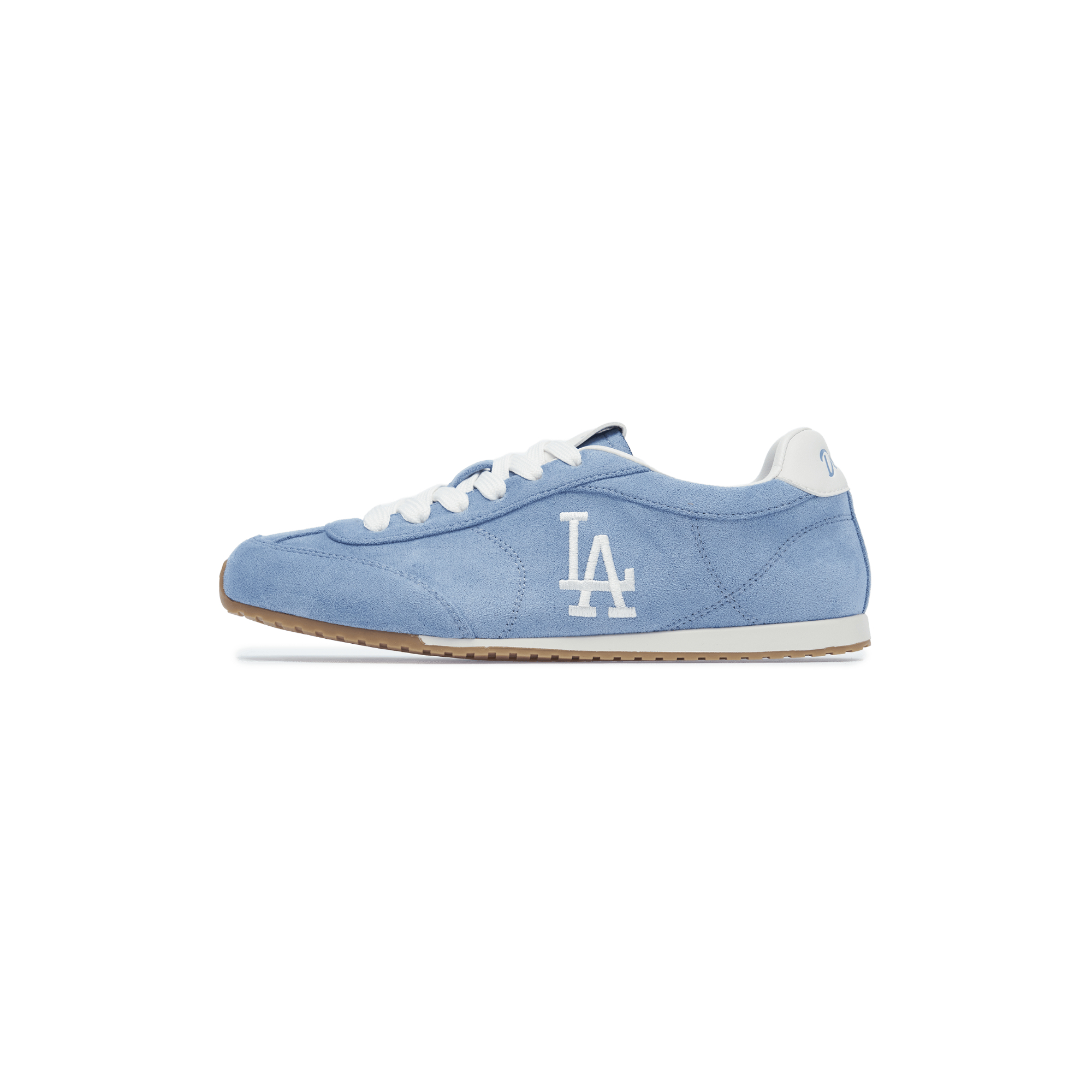 MLB Los Angeles Dodgers Suede Blue Low-Top Casual Sneakers Retro Style 3ACVWL16N-07BLL