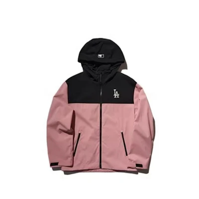 MLB Los Angeles Dodgers Unisex Pink Hooded Zip-Up Jacket 3AWJB0344-07PKM